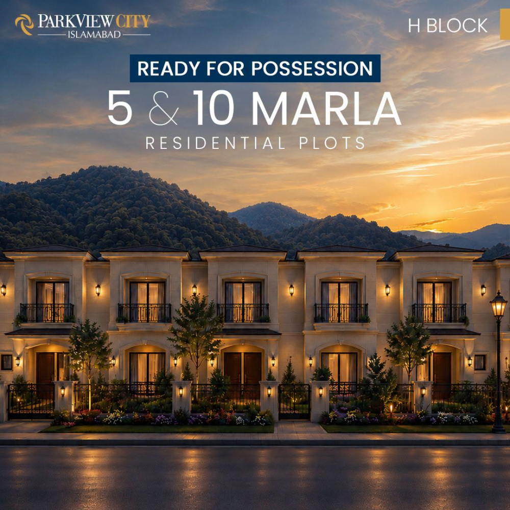 PARK VIEW HOMES IN PARTNERSHIP WITH PAK UK H BLOCK